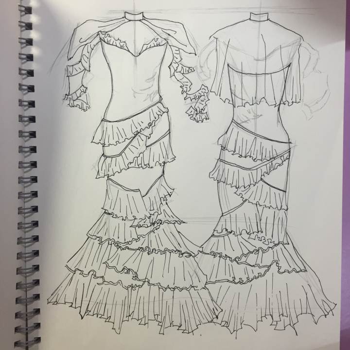 服裝款式圖中的針紡織品 設計、工藝與趨勢的交融